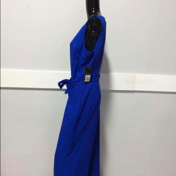 New Nine West Royal Blue Flyaway Pantsuit Sz 8 - Picture 3 of 6